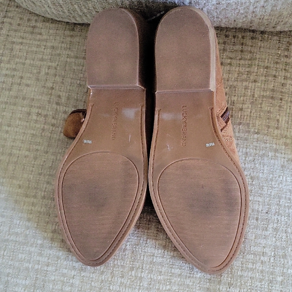Lucky Brand Tan Suede Footwear - Picture 4 of 6